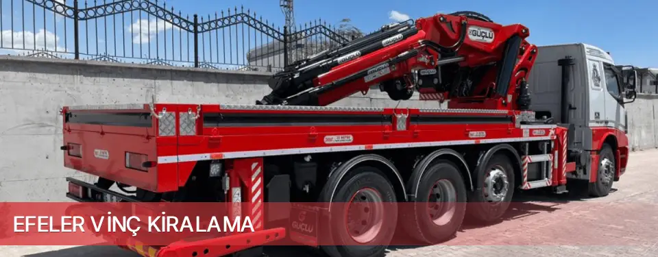 Efeler İlçemi Vinç Kiralama